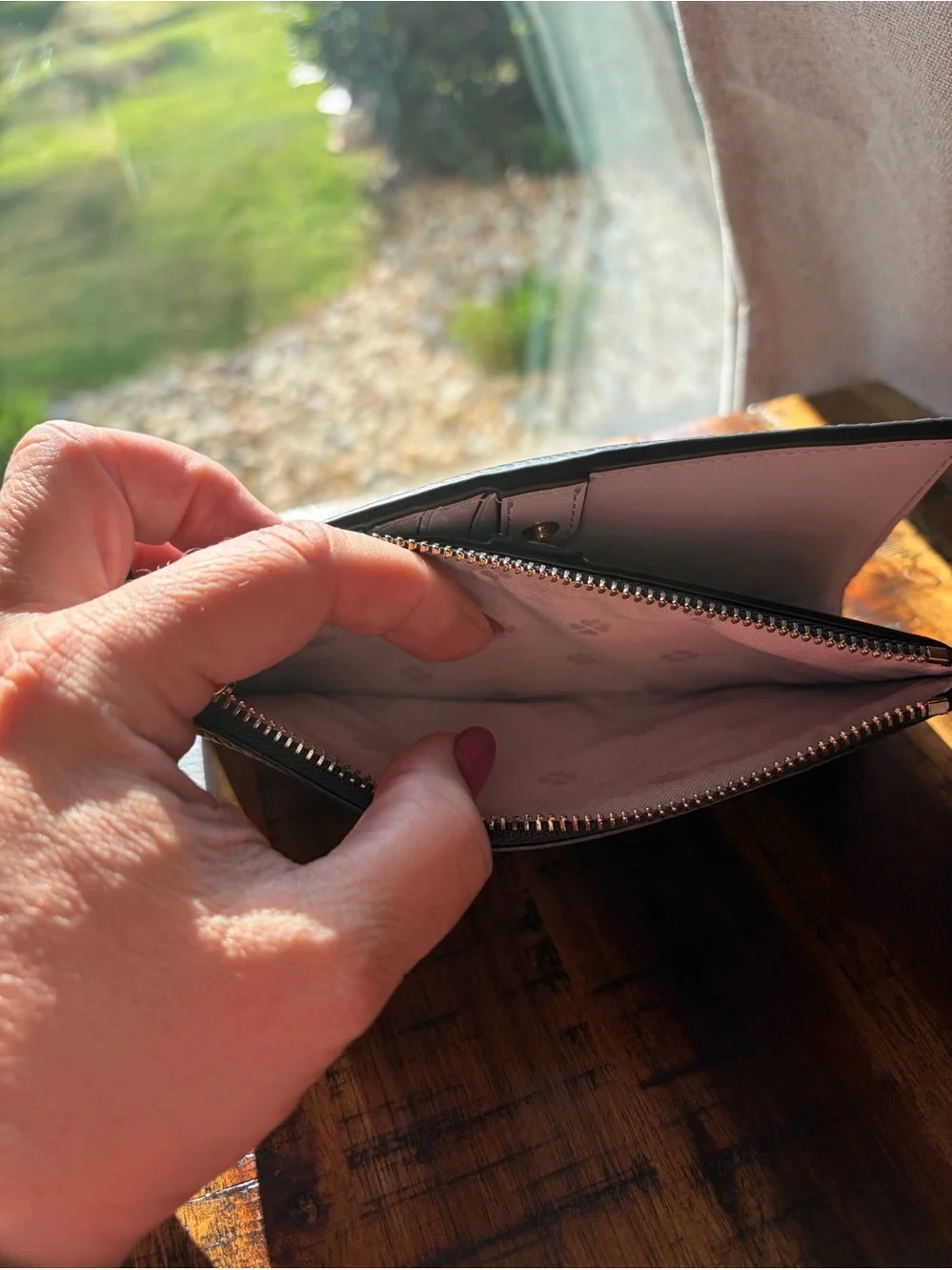 kate spade Knott wallet.